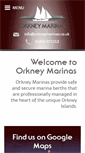 Mobile Screenshot of orkneymarinas.co.uk